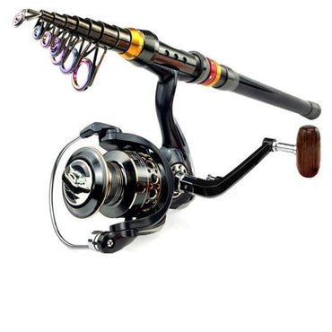 Telescopic Fishing Spinning Reel Kit - east2cart.uk