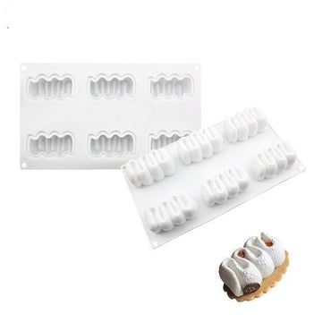 SHENHONG Non-Stick Silicone Cake Molds Long Twist Mousse Mould Kitchen Bakeware Party Pastry Baking Tools Dessert Decoration - east2cart.uk