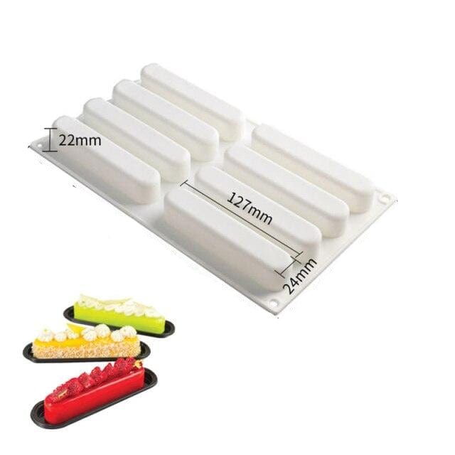 SHENHONG Non-Stick Silicone Cake Molds Long Twist Mousse Mould Kitchen Bakeware Party Pastry Baking Tools Dessert Decoration - east2cart.uk