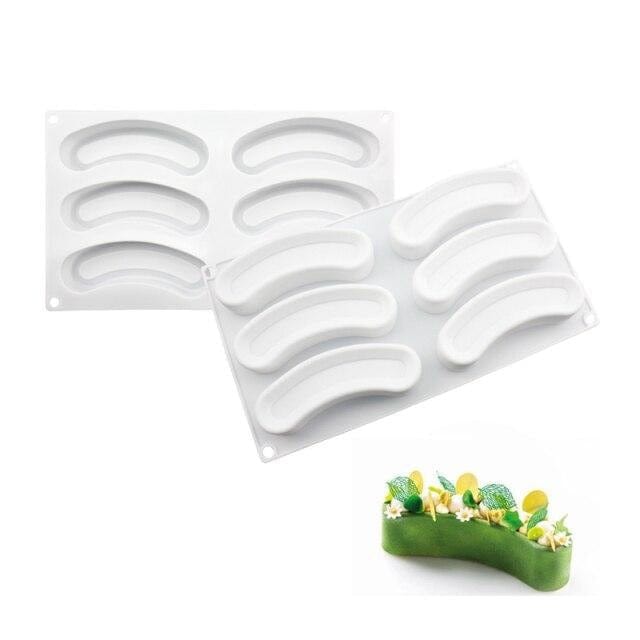 SHENHONG Non-Stick Silicone Cake Molds Long Twist Mousse Mould Kitchen Bakeware Party Pastry Baking Tools Dessert Decoration - east2cart.uk