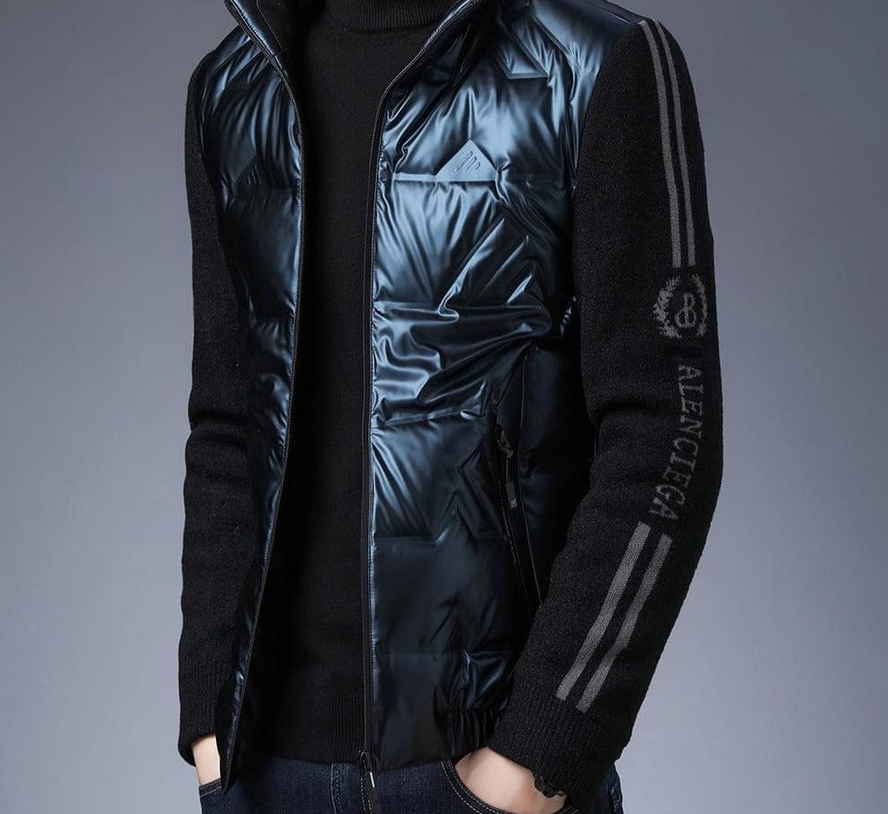 Shiny Bubble Luxury Men's Down Winter Jacket