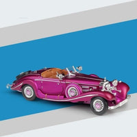 Maisto 1:18 Mercedes-Benz 500K Blcak Classic Car Simulation Alloy Car Model Collection Decoration Gifts toy - east2cart.uk