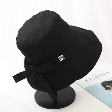 Panama Bow Tied Bucket Hat