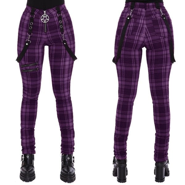 Plaid Gothic Trousers