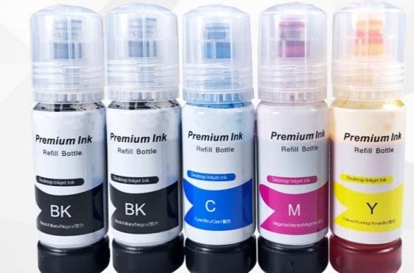 5 BottLe Epson Ecotank Printer Refill Ink - east2cart.uk