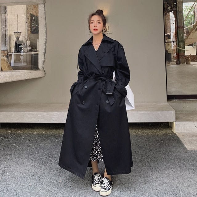 Korean Style Loose Oversized Trench Coat