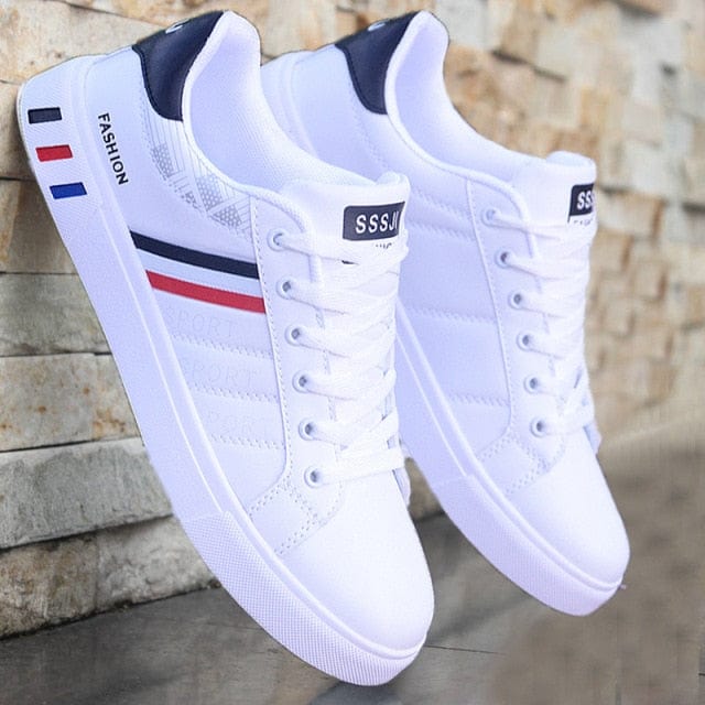 White vulcanized sneakers boys cheap flat comfortable shoes men autumn spring 2021 fashion sneakers - east2cart.uk