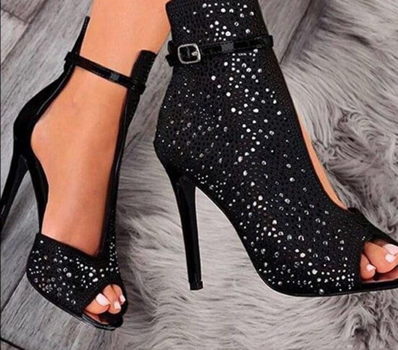 Designer Sexy Buckle High Heels