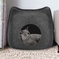 Cat Bed House With Cushion - east2cart.uk