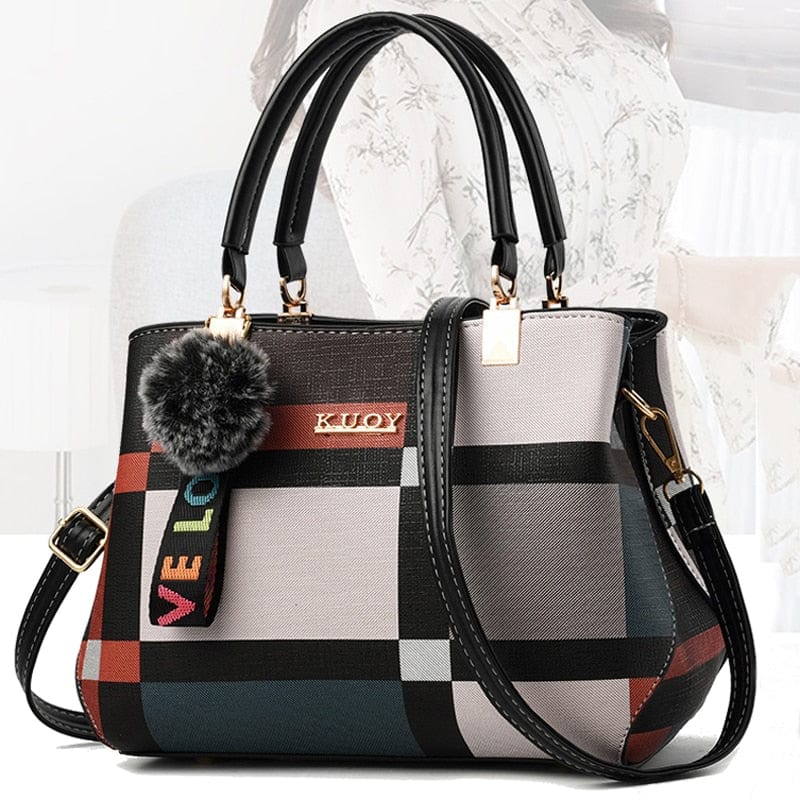 Women Designer Brand Plaid Shoulder Bag - east2cart.uk