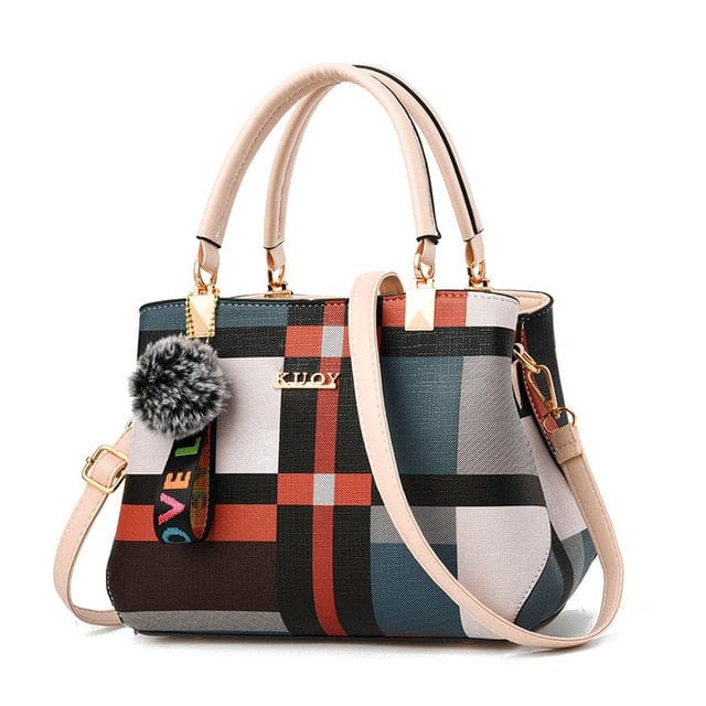 Women Designer Brand Plaid Shoulder Bag - east2cart.uk