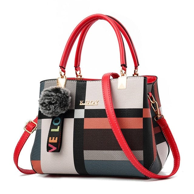 Women Designer Brand Plaid Shoulder Bag - east2cart.uk