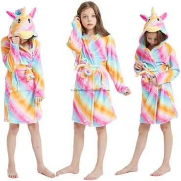 Children Flannel Dressing Gown