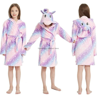 Children Flannel Dressing Gown