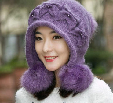 Winter Knitted Beanie Hat