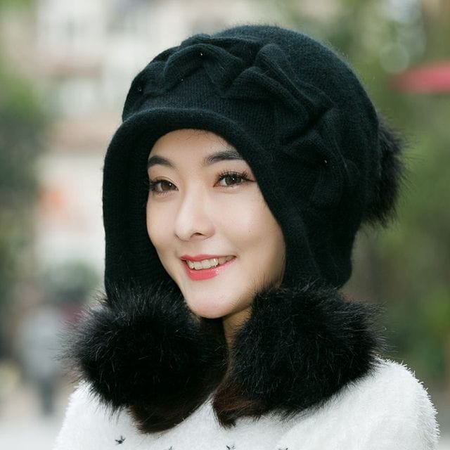 Winter Knitted Beanie Hat