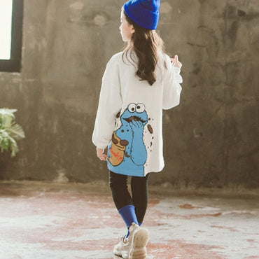 Girls Casual Loose Sweater+ Pants