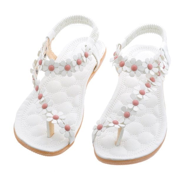 Ladies PU Leather Flat Sandals - east2cart.uk