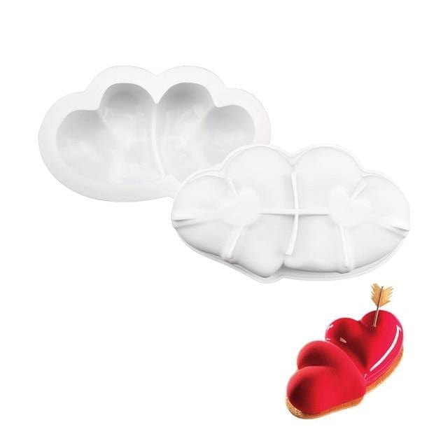 Heart Shaped Mousse Pastry Moulds