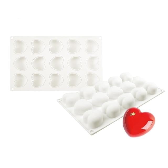 Heart Shaped Mousse Pastry Moulds