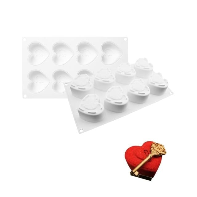 Heart Shaped Mousse Pastry Moulds