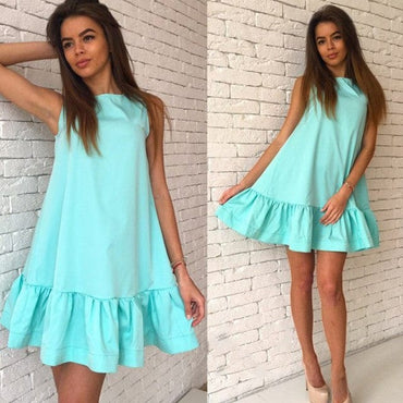 Casual Beach Party Chiffon Sundress - east2cart.uk