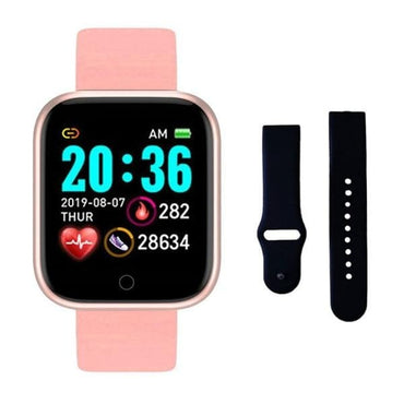 Y68 Smartwatch Women Men Sport Bluetooth Smart Band Heart Rate Monitor Blood Pressure Fitness Tracker Bracelet for Android IOS - east2cart.uk