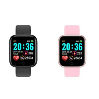Y68 Smartwatch Women Men Sport Bluetooth Smart Band Heart Rate Monitor Blood Pressure Fitness Tracker Bracelet for Android IOS - east2cart.uk