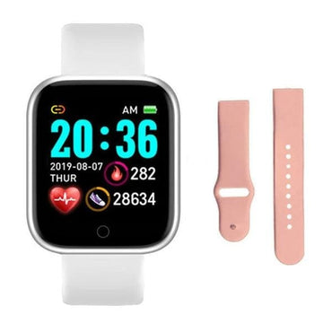 Y68 Smartwatch Women Men Sport Bluetooth Smart Band Heart Rate Monitor Blood Pressure Fitness Tracker Bracelet for Android IOS - east2cart.uk