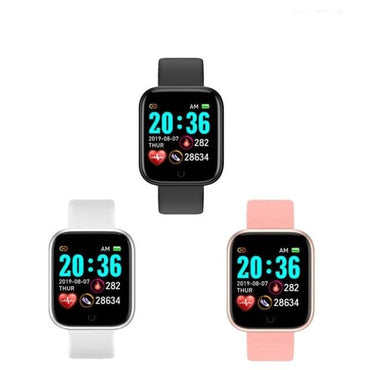 Y68 Smartwatch Women Men Sport Bluetooth Smart Band Heart Rate Monitor Blood Pressure Fitness Tracker Bracelet for Android IOS - east2cart.uk