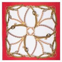 Luxury Brand 100% Twill Silk Scarf Square 130*130cm Scarf Scarves New Design Print Kerchief Women Neck Shawl Wraps Echarpe Hijab - east2cart.uk