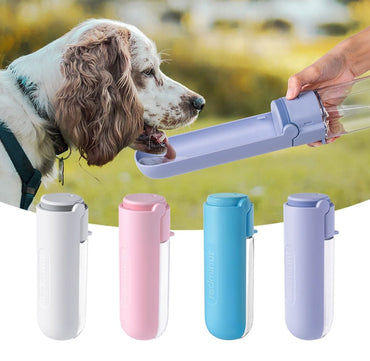 Pet Dog Water Bottle Portable Water Bottle for Dogs Outdoor Travel Drinking Feeder Bowl Foldable Dogs Water Bowl Dog Supplies - east2cart.uk