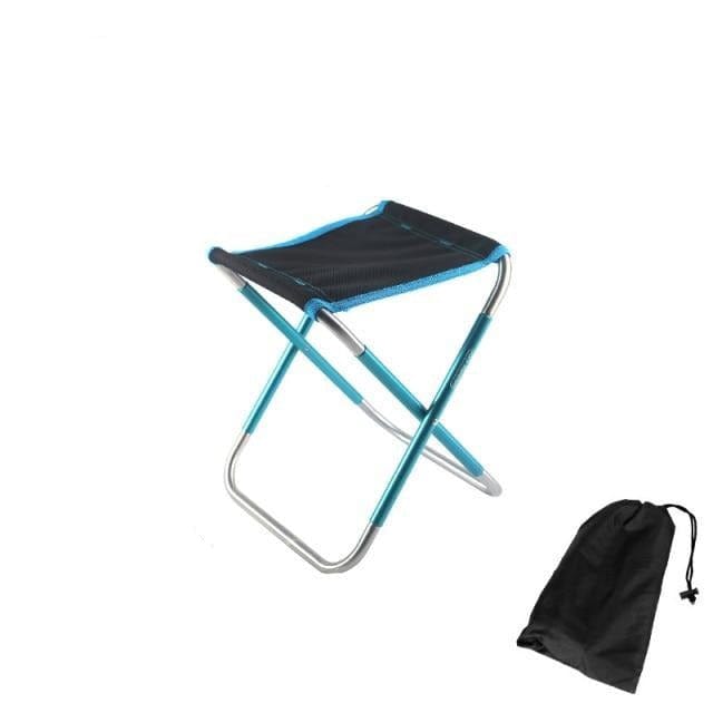 Lightweight Foldable Aluminium Cloth Camping Chair - east2cart.uk