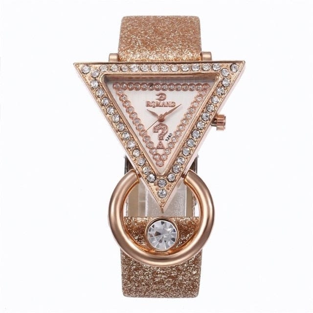 Creative Luxury Triangle Rhinestone Ladies Watch - east2cart.uk