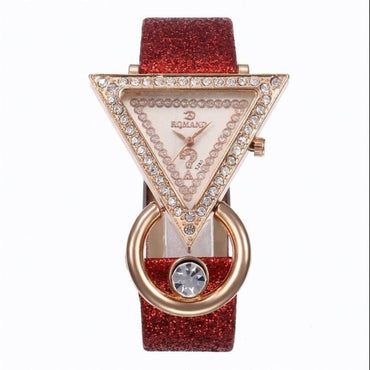 Creative Luxury Triangle Rhinestone Ladies Watch - east2cart.uk