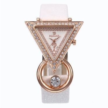 Creative Luxury Triangle Rhinestone Ladies Watch - east2cart.uk