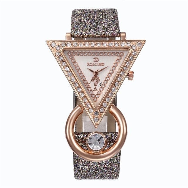 Creative Luxury Triangle Rhinestone Ladies Watch - east2cart.uk