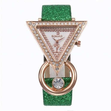 Creative Luxury Triangle Rhinestone Ladies Watch - east2cart.uk