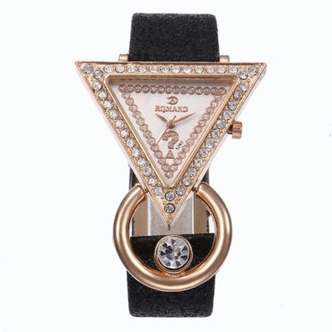 Creative Luxury Triangle Rhinestone Ladies Watch - east2cart.uk