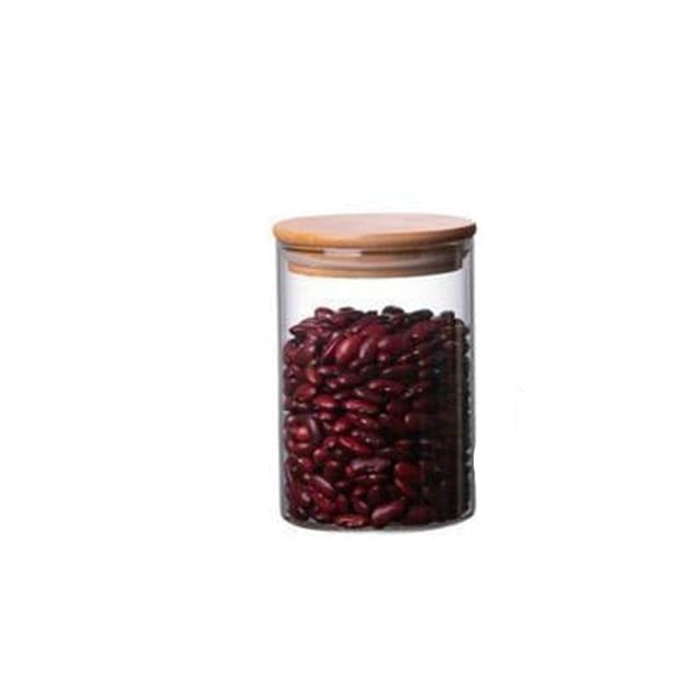 Sealed Glass Jars High Borosilicate Kitchen Storage Tank Coffee Bean Storage Can Glass Mason Jar With Lid Food Container - east2cart.uk