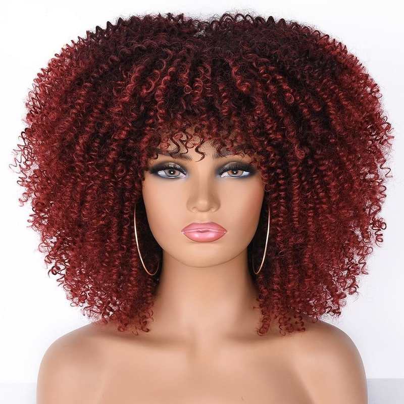 Short Afro Kinky Curly Wig