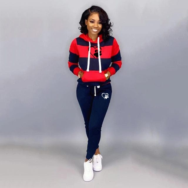 2 Piece Set Ladies Tracksuit - east2cart.uk