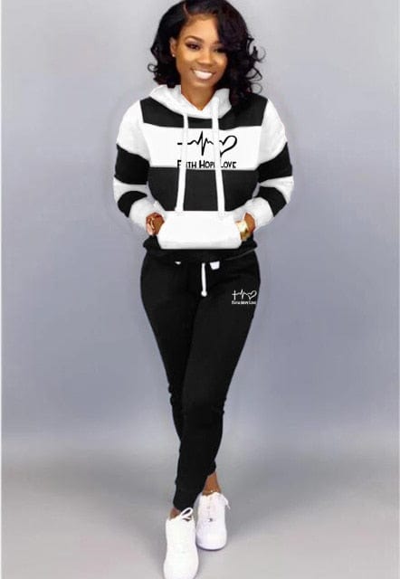 2 Piece Set Ladies Tracksuit - east2cart.uk