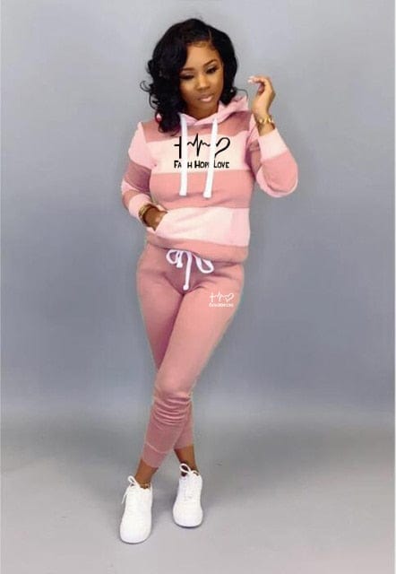 2 Piece Set Ladies Tracksuit - east2cart.uk