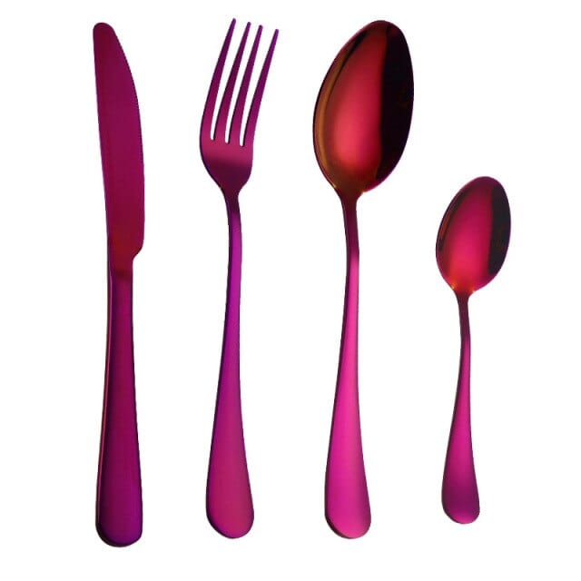 Multi-Colors Rainbow Cutlery Set - east2cart.uk