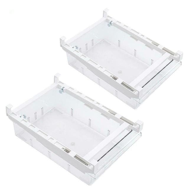 Transparent Refrigerator Organizer Bin Storage Box Compartment Refrigerator Drawer Fridge Storage Bin Containers Pantry Freezer - east2cart.uk