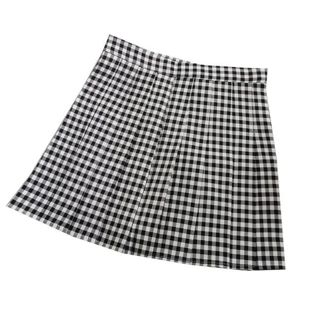 Girls Preppy Style Mini Skirt - east2cart.uk