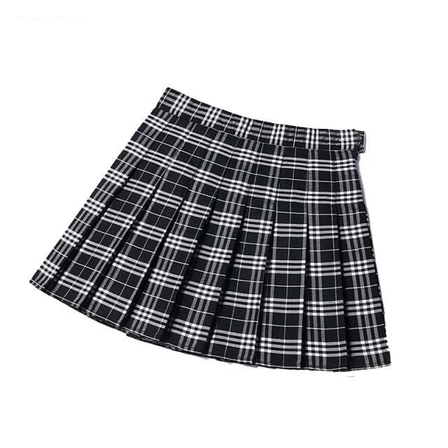 Girls Preppy Style Mini Skirt - east2cart.uk