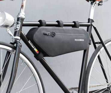 ROCKBROS Bicycle Bag Cycling Triangle Panniers Road Waterproof MTB Bike Top Tube Front Frame Bag Dirt-resistant Bike Accessories - east2cart.uk