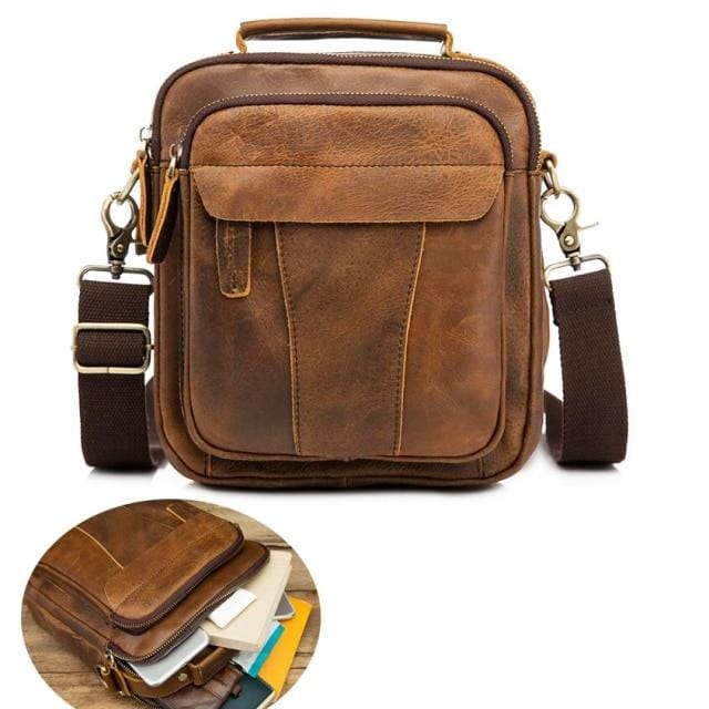 Quality Original Leather Men's Satchel Bag